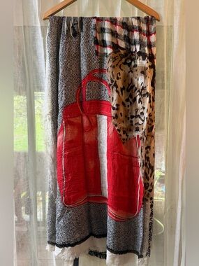 Franco Ferrari wool blend stole NWT